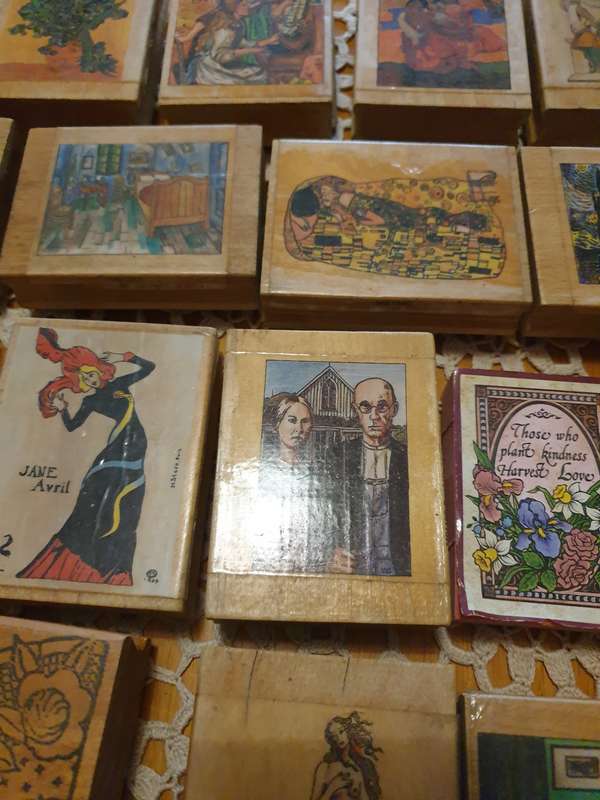 Rubber Stamp Collection | 29 Rubber Stamps | Museum Collection etc |