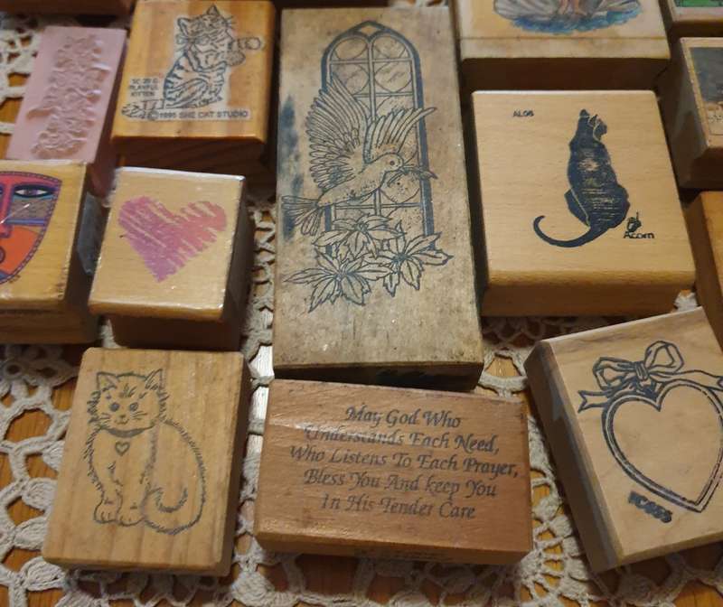Rubber Stamp Collection | 29 Rubber Stamps | Museum Collection etc |