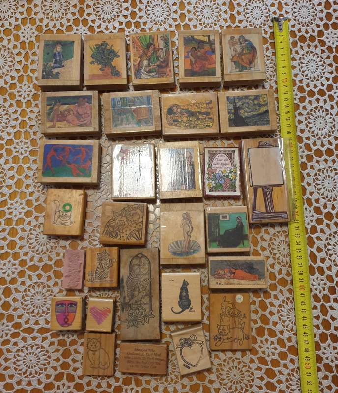Rubber Stamp Collection | 29 Rubber Stamps | Museum Collection etc |