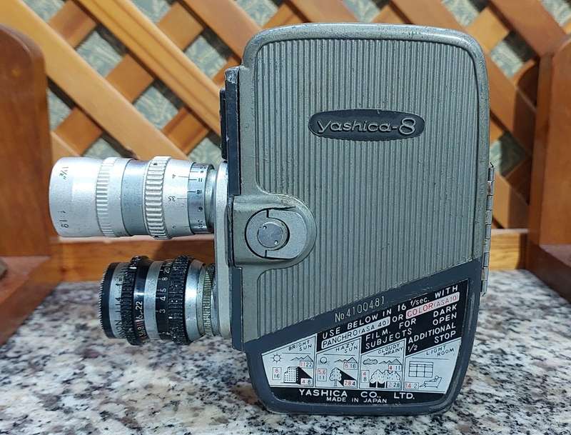 Yashica 8 with twin lenses ,  8mm Movie Camera