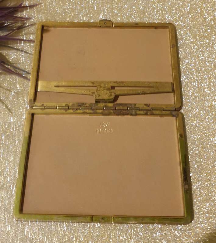 Ostrich Leather Cigarette Case | vintage |