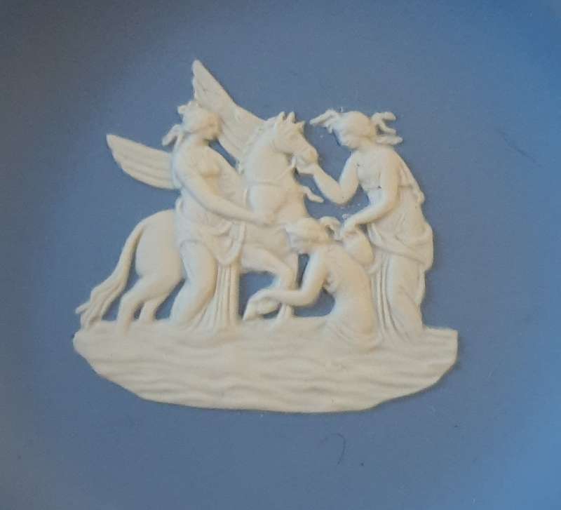 Wedgwood  Jasperware Pegasus Muses