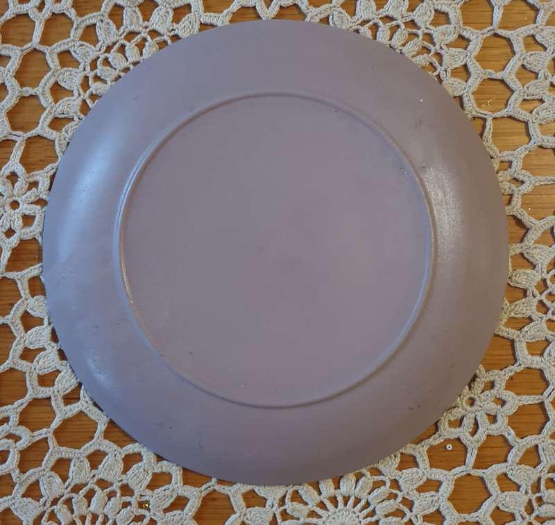 Vintage 1981 Wedgwood White on Lilac Jasperware Mother's Day Collectible Horse Plate