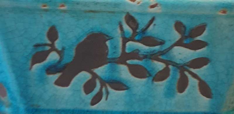 Blue Bird Vase