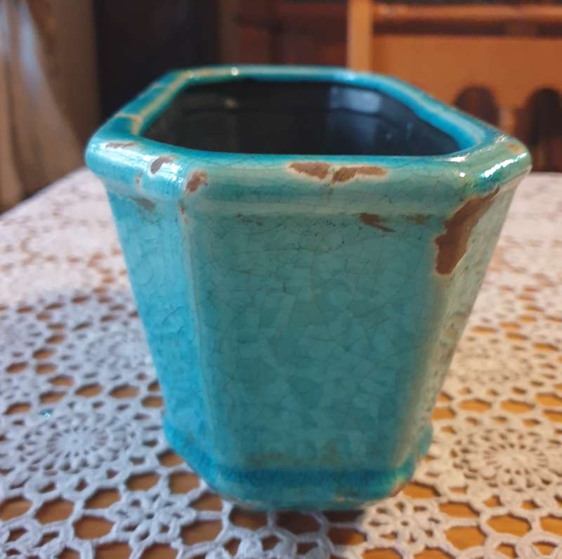 Blue Bird Vase