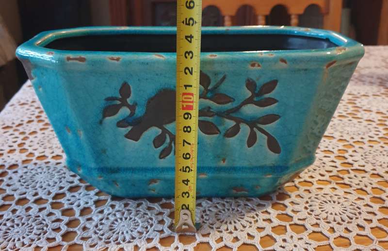 Blue Bird Vase