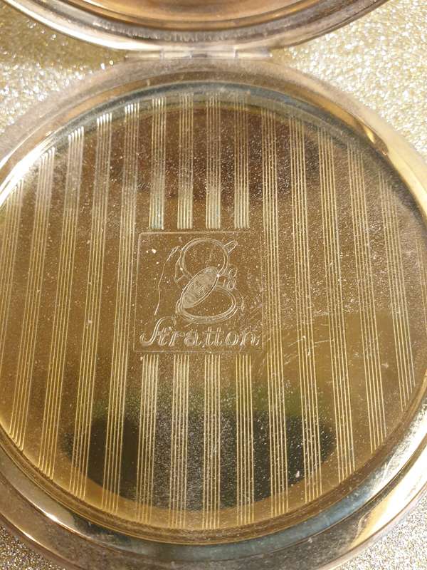 Vintage Powder Compact |  Masonic emblem |