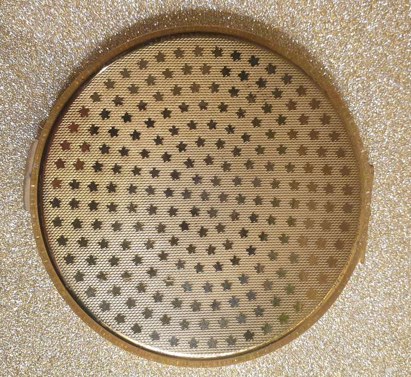 Vintage Powder Compact |  Masonic emblem |