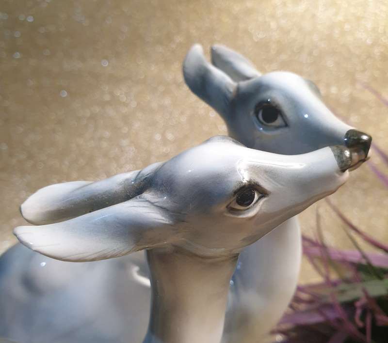 RARE FIND !!! Pair of fawns  | Guido Cacciapuoti |
