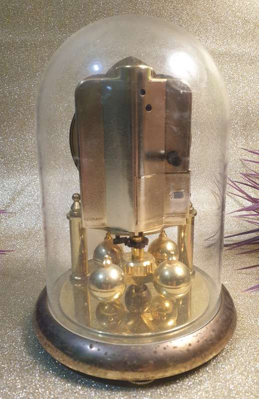 Kundo  Anniversary Clock Quartz Roman Numerals Plastic Dome