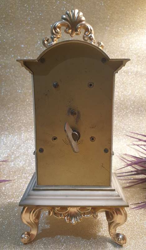Vintage Schmid West Germany Working Clock | 10 X 7.5 X 22 CM HIGH |