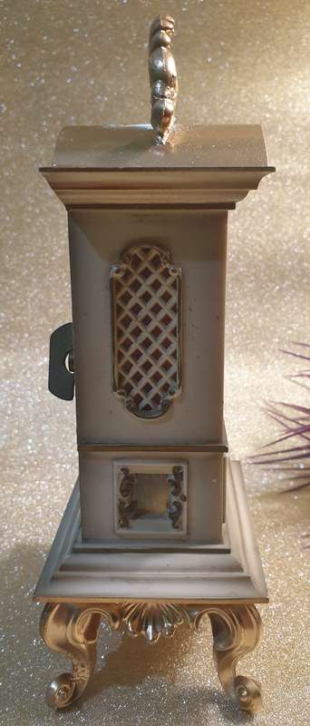 Vintage Schmid West Germany Working Clock | 10 X 7.5 X 22 CM HIGH |