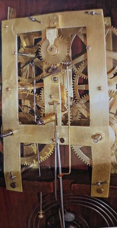 1835 American "OGEE" clock 80 cm tall