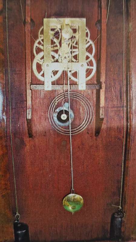 1835 American "OGEE" clock 80 cm tall