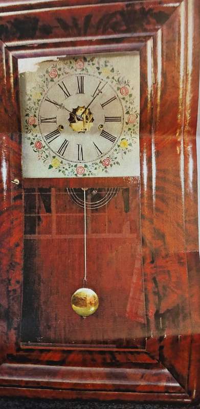 1835 American "OGEE" clock 80 cm tall