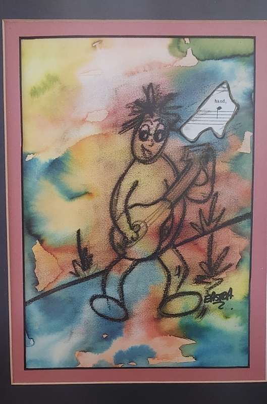 Set of two Mixed media Paintings