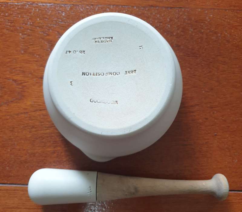 Vintage Wedgwood Mortar & Pestle