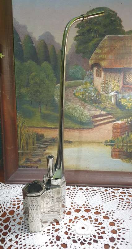 A Chinese white metal opium pipe | incomplete | 03 |