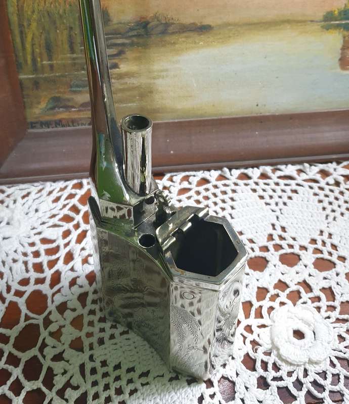 A Chinese white metal opium pipe | incomplete | 03 |