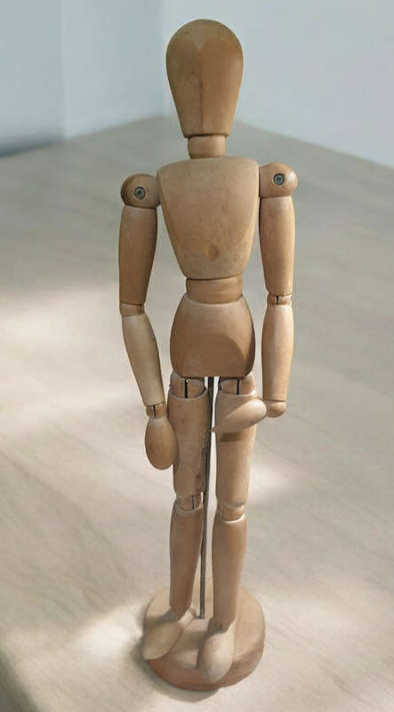 Mannequin Figure Sketch Model Natural Wood