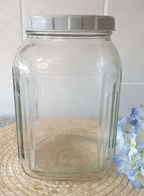 VINTAGE GLASS BOTTLE | STORAGE | DECOR | KITCHENALIA | 02