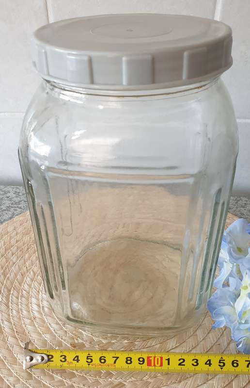 VINTAGE GLASS BOTTLE | STORAGE | DECOR | KITCHENALIA | 02