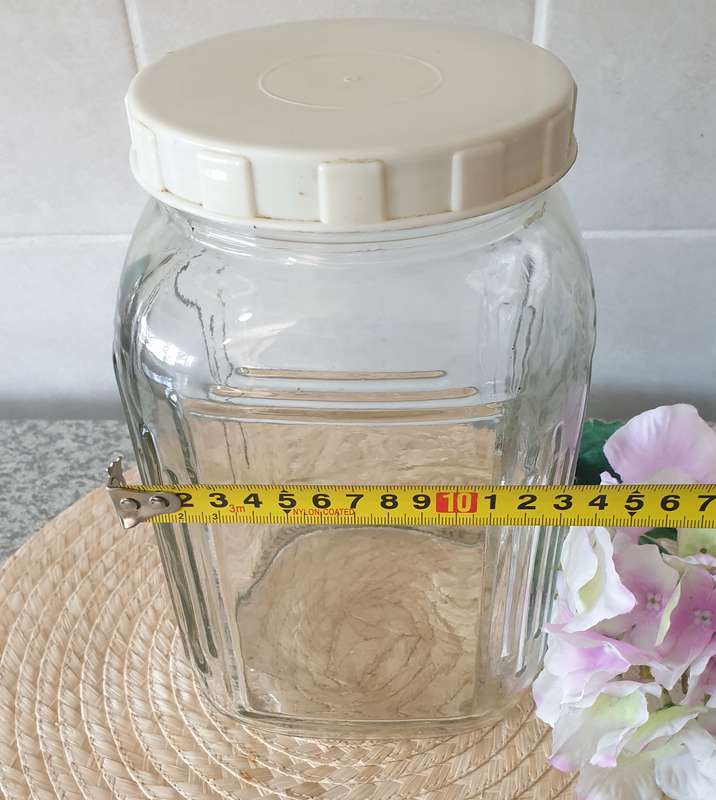 VINTAGE GLASS BOTTLE | STORAGE | DECOR | KITCHENALIA | 02