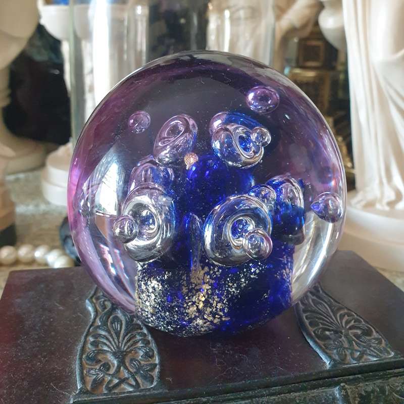 GLASS PAPERWEIGHT