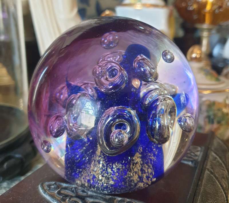 GLASS PAPERWEIGHT
