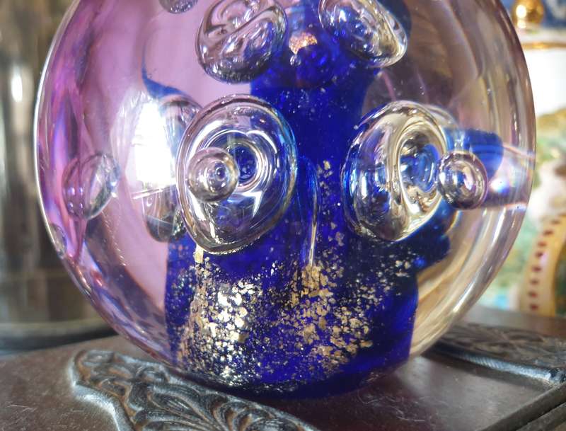 GLASS PAPERWEIGHT