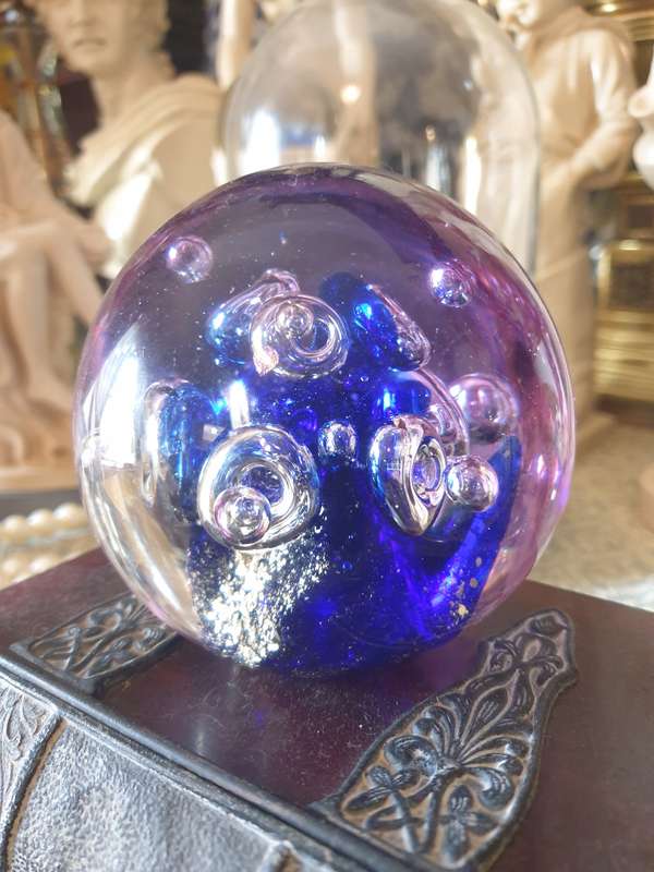GLASS PAPERWEIGHT