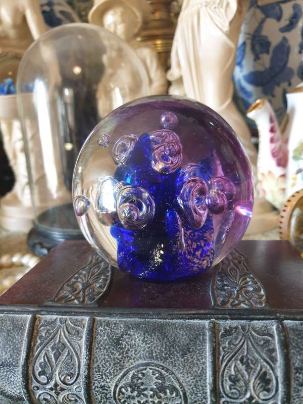 GLASS PAPERWEIGHT