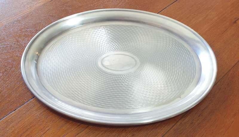 SILVER PLATED SERVING TRAY | GREAT CONDITION |