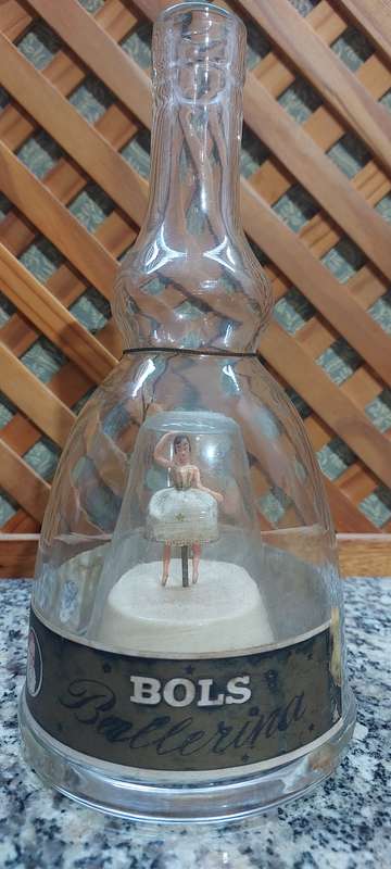 Vintage Bols Ballerina Bottle. Music box and motion