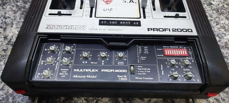 VERY RARE FIND ....   Profi 2000 Module-based transmitter from 1981  FOR MODEL AIRCRAFT