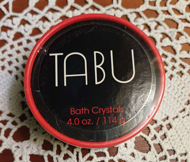 Vintage TABU DANA TABU BATH CRYSTALS