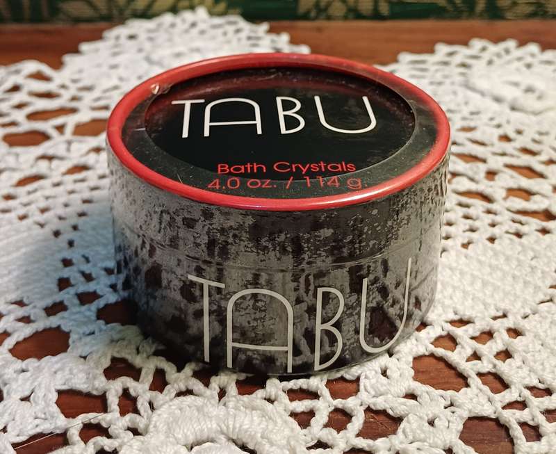 Vintage TABU DANA TABU BATH CRYSTALS