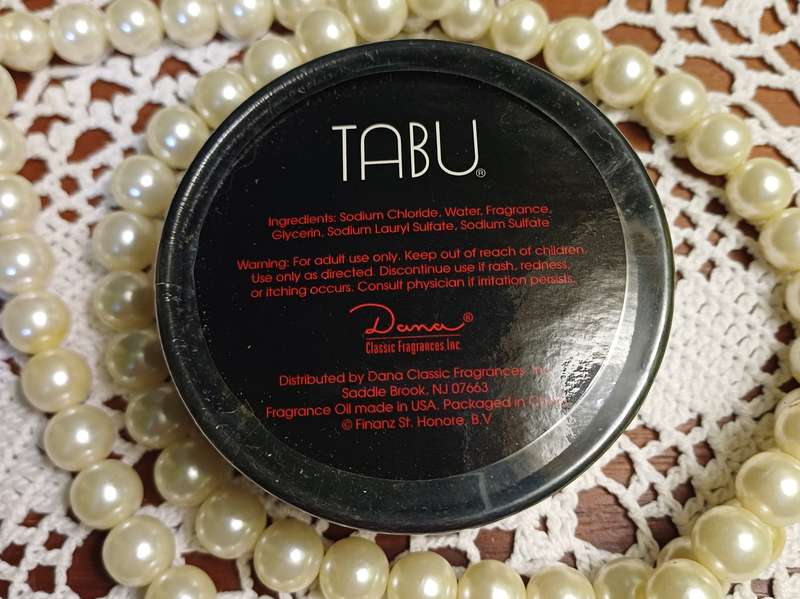 Vintage TABU DANA TABU BATH CRYSTALS