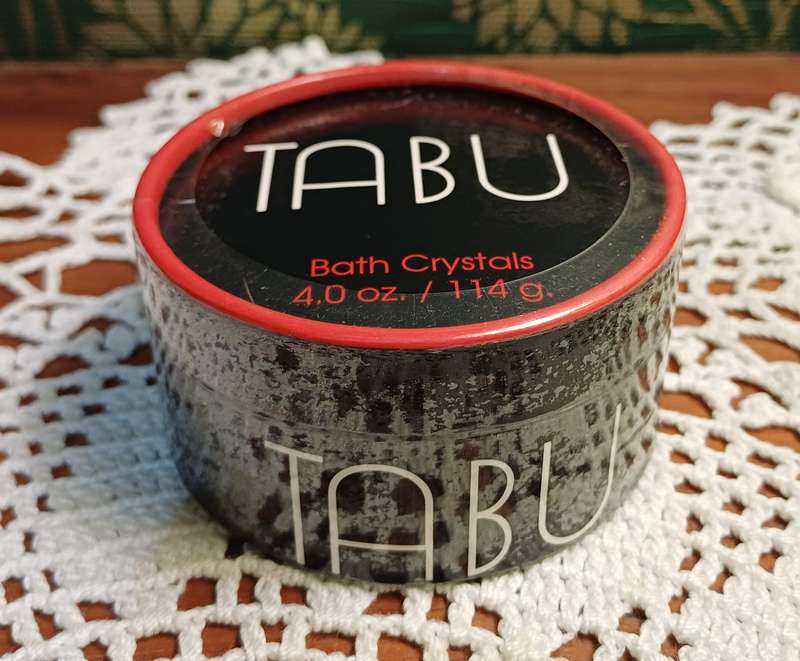 Vintage TABU DANA TABU BATH CRYSTALS
