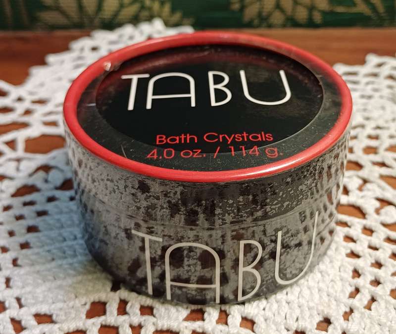 Vintage TABU DANA TABU BATH CRYSTALS