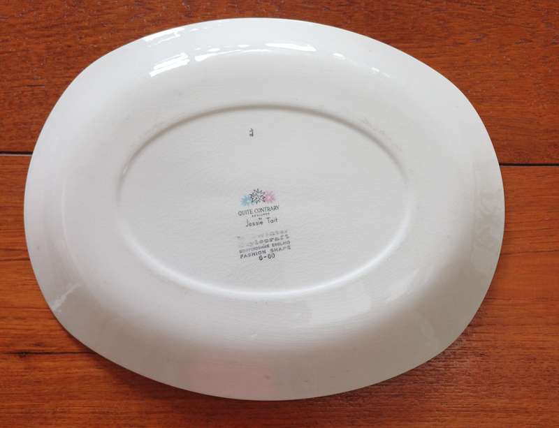 Vintage Midwinter Fashion Shape Serving Bowl & Platter