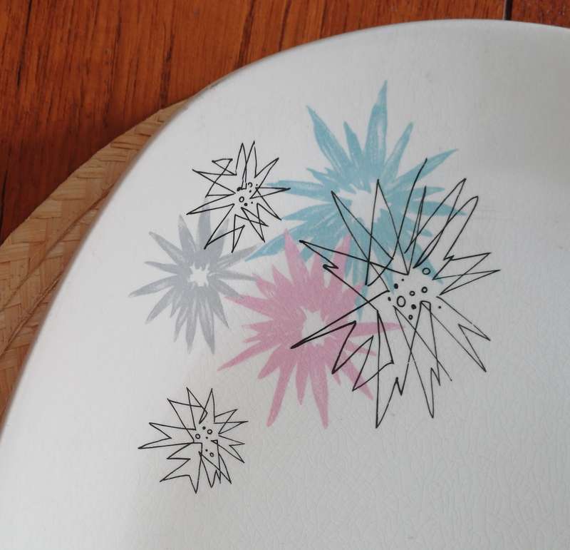 Vintage Midwinter Fashion Shape Serving Bowl & Platter
