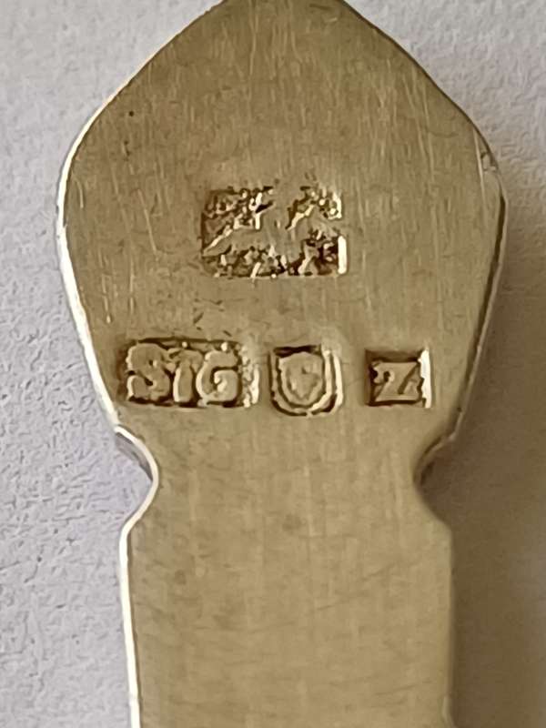 Vintage Sterling Silver Hallmarked Salt or Condiment Spoons