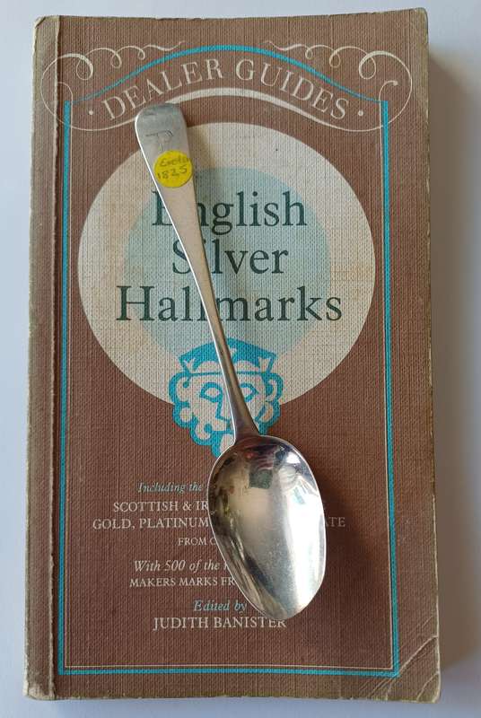 Antique Sterling Silver Spoon  Hallmarked 1825  Exeter  13.89g