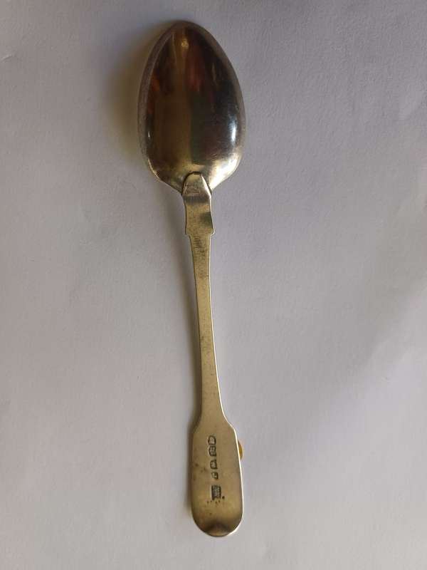 Antique Silver Spoon  Dated 1833  Exeter Hallmarked  17.73g
