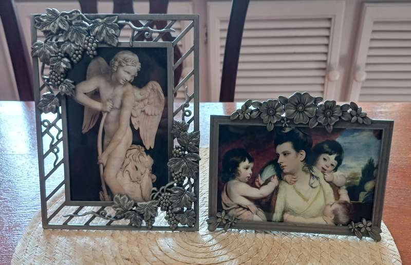 SET OF PEWTER PHOTO FRAMES FOR YOUR COLLECTION