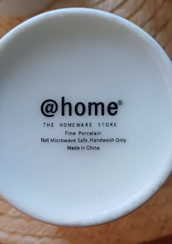 @HOME COFFEE MUGS SET OF 6