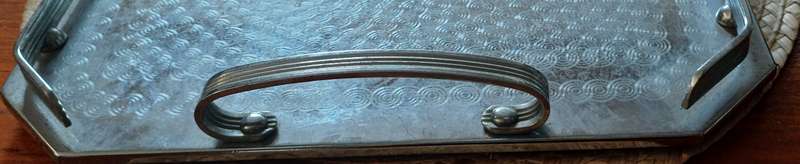 Vintage Retro Australian Ranleigh Stainless Steel Drinks Serving Tray