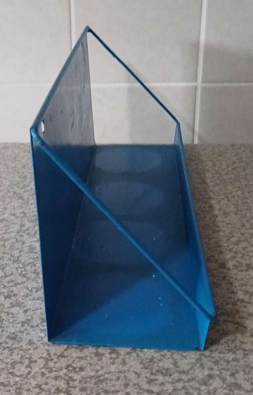 Vintage GoodHope Ware Blue Metal Kitchen Shelf