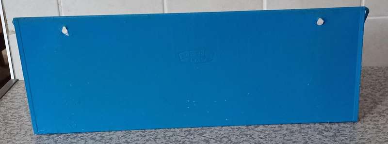 Vintage GoodHope Ware Blue Metal Kitchen Shelf